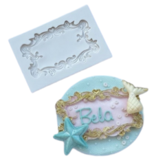 Molde de Silicone Moldura Linda cód 43