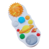 Molde de Silicone Kit Espaço cód 2027 | Lua, Sol, Planeta