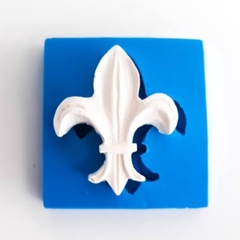 Molde de Silicone Flor de Lis G cód 562 - comprar online