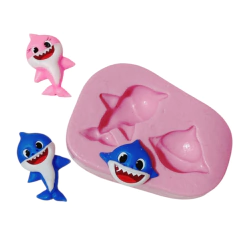 Molde de Silicone Tubarão - Baby Shark cód 1524 - comprar online