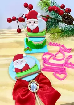Cortador Papai Noel no Trenó - Natal