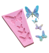 Molde de Silicone Borboletas Delicadas cód 1212 - comprar online