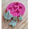 Molde de Silicone Folhas de Outono cód 515
