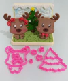 Kit Cortador Casal de Rena - Natal