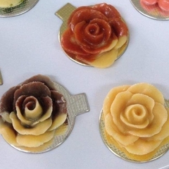 Molde de Silicone Rosa G cód 1420 Brigadeiro Docinho na internet