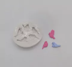 Molde de Silicone Passarinhos cód 48 - comprar online