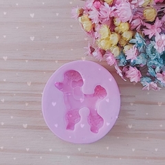 Molde de Silicone Poodle Barbie cód 1501 - comprar online