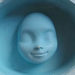 Molde de Silicone Rosto Modelado cód 85
