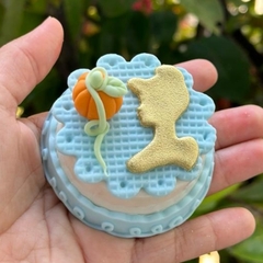 Molde de Silicone Silhueta Cinderela Princesa cód 1946