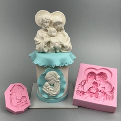 Molde de Silicone Silhueta Mãe/Santa cód 1677 - comprar online