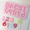Molde de Silicone Números com Flores cód 106 - comprar online