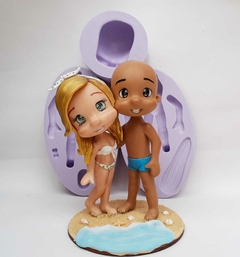 Molde de Silicone Noivinhos Corpo Universal cód 502 na internet