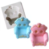 Molde de Silicone Poltrona Trono Real cód 1369
