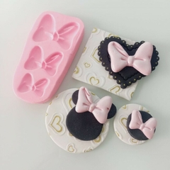 Molde de Silicone Três Laços da Minnie cód 661