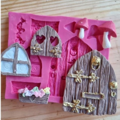 Molde de Silicone Kit Porta Janela Jardim cód 2008