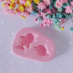 Molde de Silicone Tubarão - Baby Shark cód 1524 - Molde de Silicone 