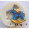 Molde de Silicone Cavalo Balanço Brinquedo cód 1161
