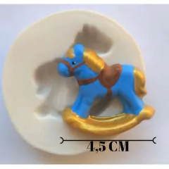 Molde de Silicone Cavalo Balanço Brinquedo cód 1161
