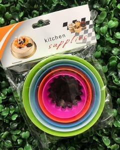Kit Cortador Redondo Babado e Liso - comprar online