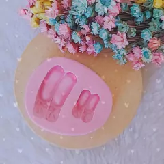 Molde de Silicone 2 Sapatilhas Cód 1764 - comprar online