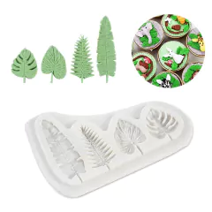 Molde de Silicone 4 Folhas Tropicais cód 1902 na internet