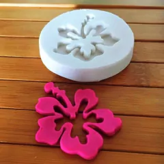 Molde de Silicone Flor de Hibisco 02 cód 1517
