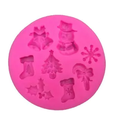 Molde de Silicone Miniaturas de Natal cód 423 na internet