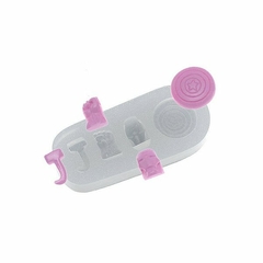 Molde Mini Apliques Heróis cód 503