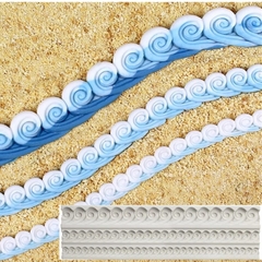 Molde de Silicone Acabamento Ondas do Mar cód 1858 - comprar online