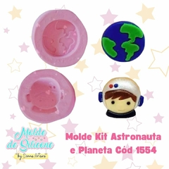 Molde Kit Astronauta e Planeta Cód 1554