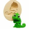 Molde de Silicone Camaleão Pascal Enrolados Rapunzel cód 361