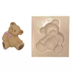 Molde de Silicone Ursinho de Laço cód 1354 - comprar online
