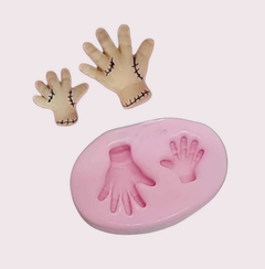 Molde de Silicone Mão Mãozinha Wandinha cód 1122