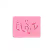 Molde de Silicone Notas Musicais P cód 1368