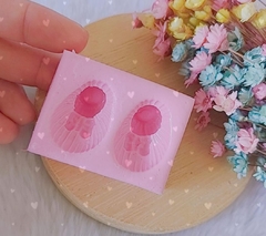 Molde de Silicone Sapatinhos de Bebê cód 64 - comprar online