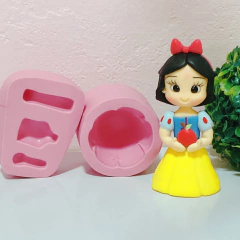 Molde de silicone Boneca Princesa 3D cód 1264 - comprar online