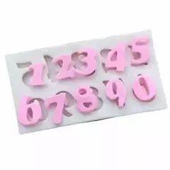 Molde de Silicone Micro Números cód 1158