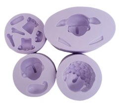 Molde de Silicone - Turma Bita - loja online