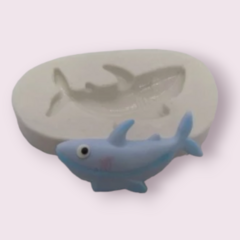 Molde de Silicone Tubarão cód 660