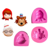Molde de Silicone Kit Chapéuzinho Vermelho