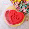 Molde de Silicone Coração Mãe com Coroa cód 1560