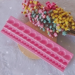Molde de Silicone Acabamento Glassê/Conchas cód 1294 - comprar online