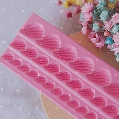 Molde de Silicone Acabamento Glassê/Conchas cód 1294 na internet