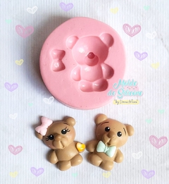 Molde de Silicone Urso Lacinho Cód 1527 - comprar online