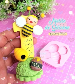 Molde de Silicone Abelha Cód 1794