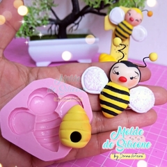 Molde de Silicone Abelha Cód 1794 - comprar online