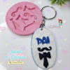 Molde de Silicone Gravata e Bigode cód 584