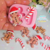 Molde de Silicone Biscoito e Bengala de Natal Cód 428