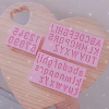 Molde de Silicone Kit Alfabetos e Números Palitos
