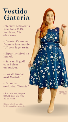 Vestido Gataria - SOB ENCOMENDA na internet